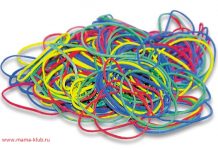 Обыкновенные аптечные резинки, что с ними можно сделать.