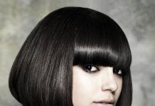 Все о стижке каре боб с прямой челкой, каким женщинам подойдет