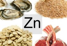 Какие продукты содержат много цинка — таблица суточной потребности