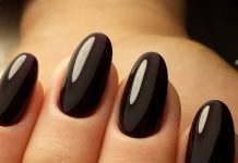 Варианты дизайна ногтей с черным лаком — сочетания с другими цветами